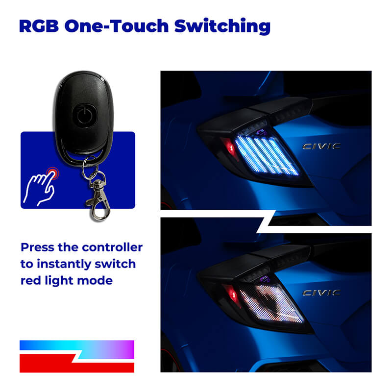 Honda Civic Hatchback 2016-2021 Digital Tail Lights - ClutchBlaze