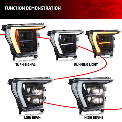 Ford F-150 2021-2023 Headlights - ClutchBlaze
