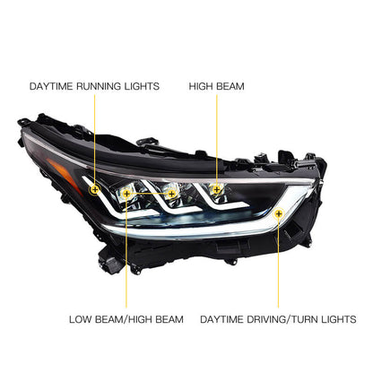 Toyota Highlander 2022-2025 Headlights - ClutchBlaze