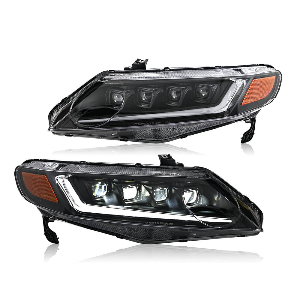 Honda Civic Sedan 2006-2011 Headlights - ClutchBlaze