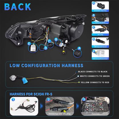 Toyota GT86 2012-2020 Headlights - ClutchBlaze
