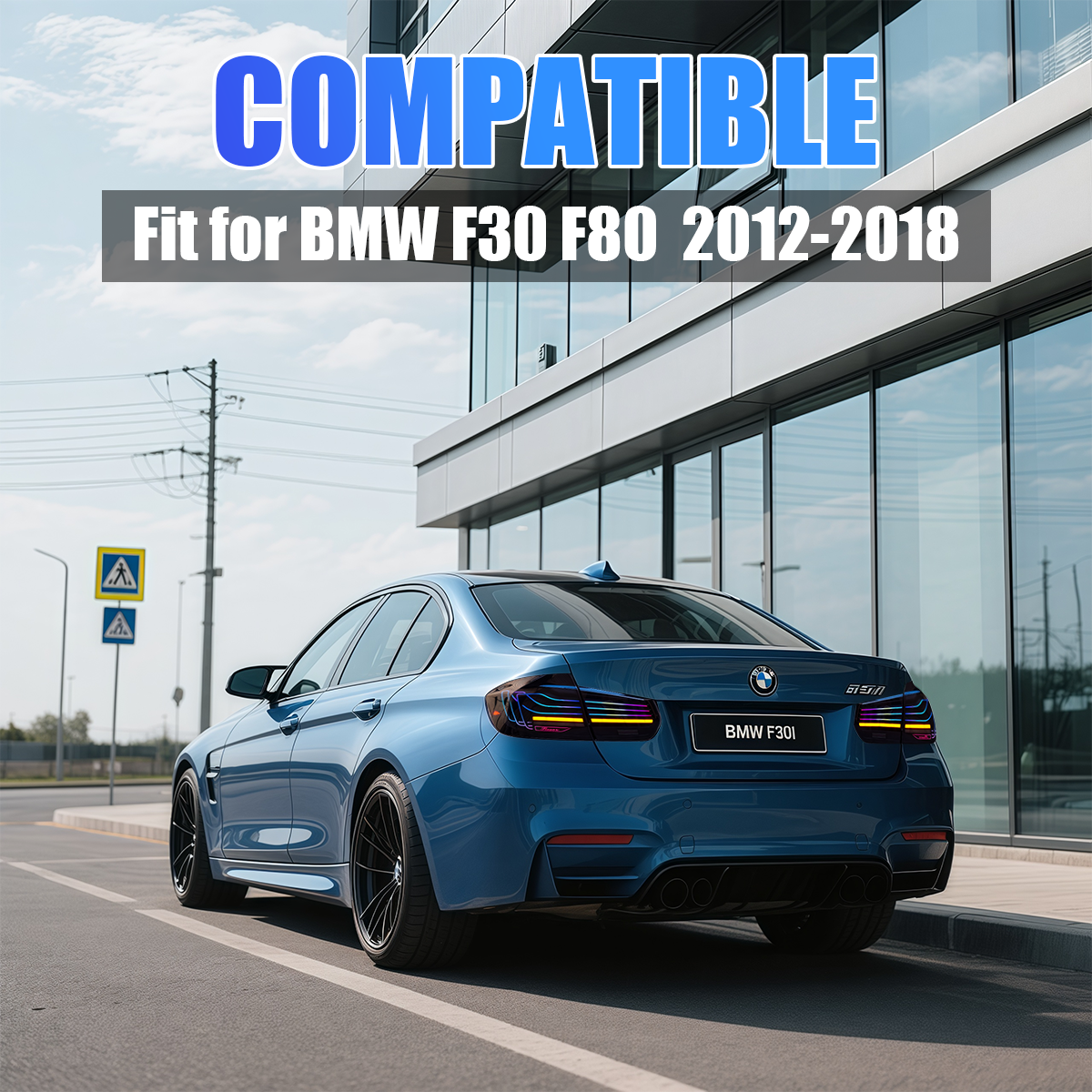 BMW 3 Series 2012-2018 PulseRay Tail Lights - ClutchBlaze