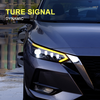 Nissan Sentra 2020-2025 Headlights with Rotating Lenses - ClutchBlaze
