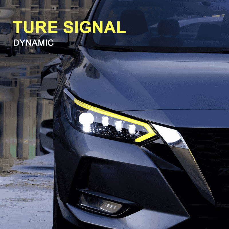 Nissan Sentra/Sylphy 2020-2025 Headlights W/O Rotating Lenses - ClutchBlaze