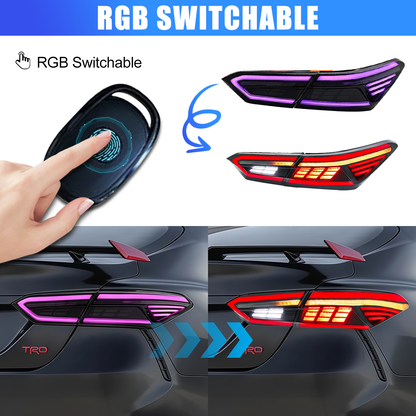 Toyota Camry 2018-2024 Rectilinear Tail lights - ClutchBlaze
