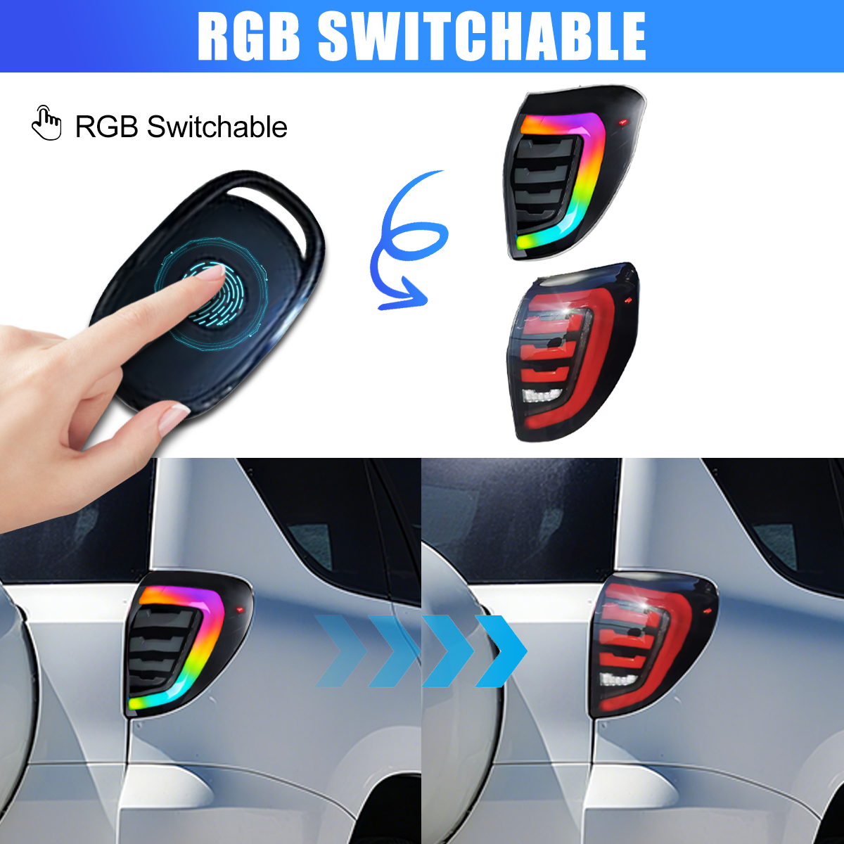 Toyota RAV4 2005-2012 Smoked Tail Lights - ClutchBlaze
