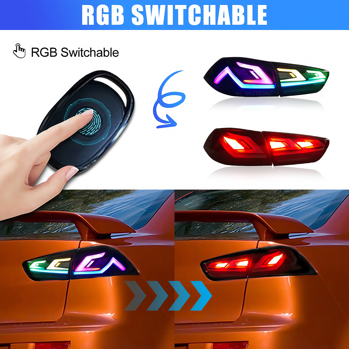 Mitsubishi Lancer/EVO 2008-2020 Tail Lights - ClutchBlaze