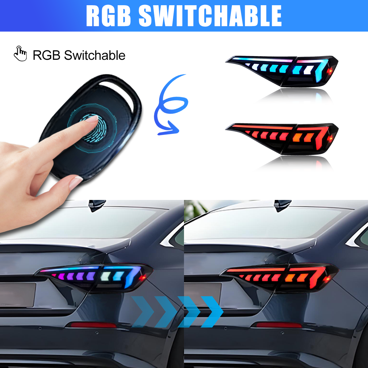 Honda Civic Sedan 2022-2026 Tail Lights - ClutchBlaze
