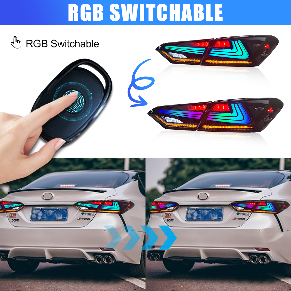 Toyota Camry 2018-2024 Tail Lights - ClutchBlaze