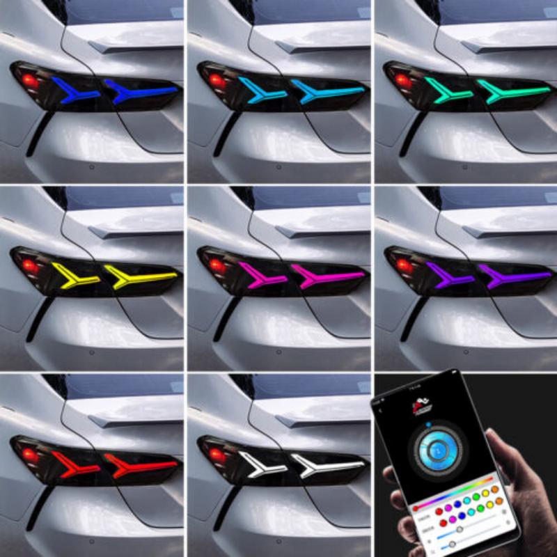 Toyota Camry 2018-2024 Fish Bone Tail Lights - ClutchBlaze