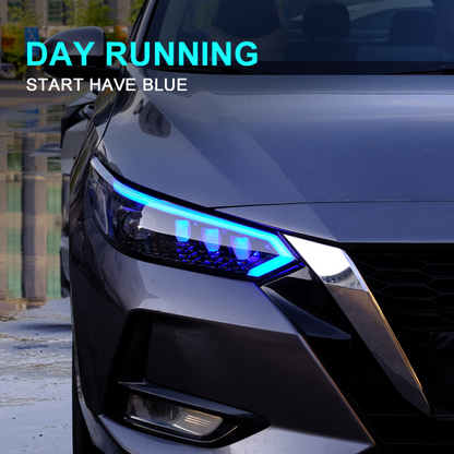 Nissan Sentra 2020-2025 Headlights with Rotating Lenses - ClutchBlaze