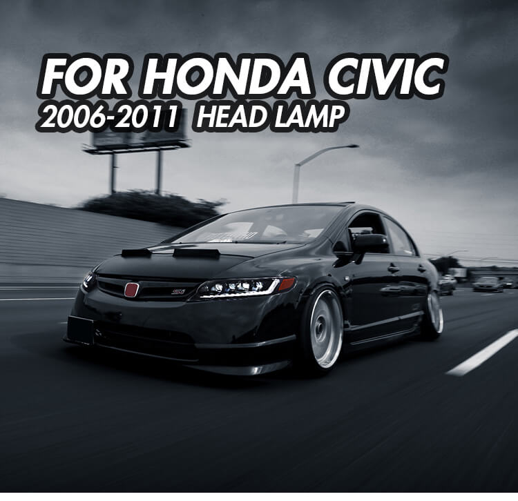 Honda Civic Sedan 2006-2011 Headlights - ClutchBlaze