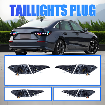 Honda Civic Sedan 2022-2026 Tail Lights - ClutchBlaze
