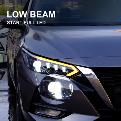 Nissan Sentra 2020-2025 Headlights with Rotating Lenses - ClutchBlaze