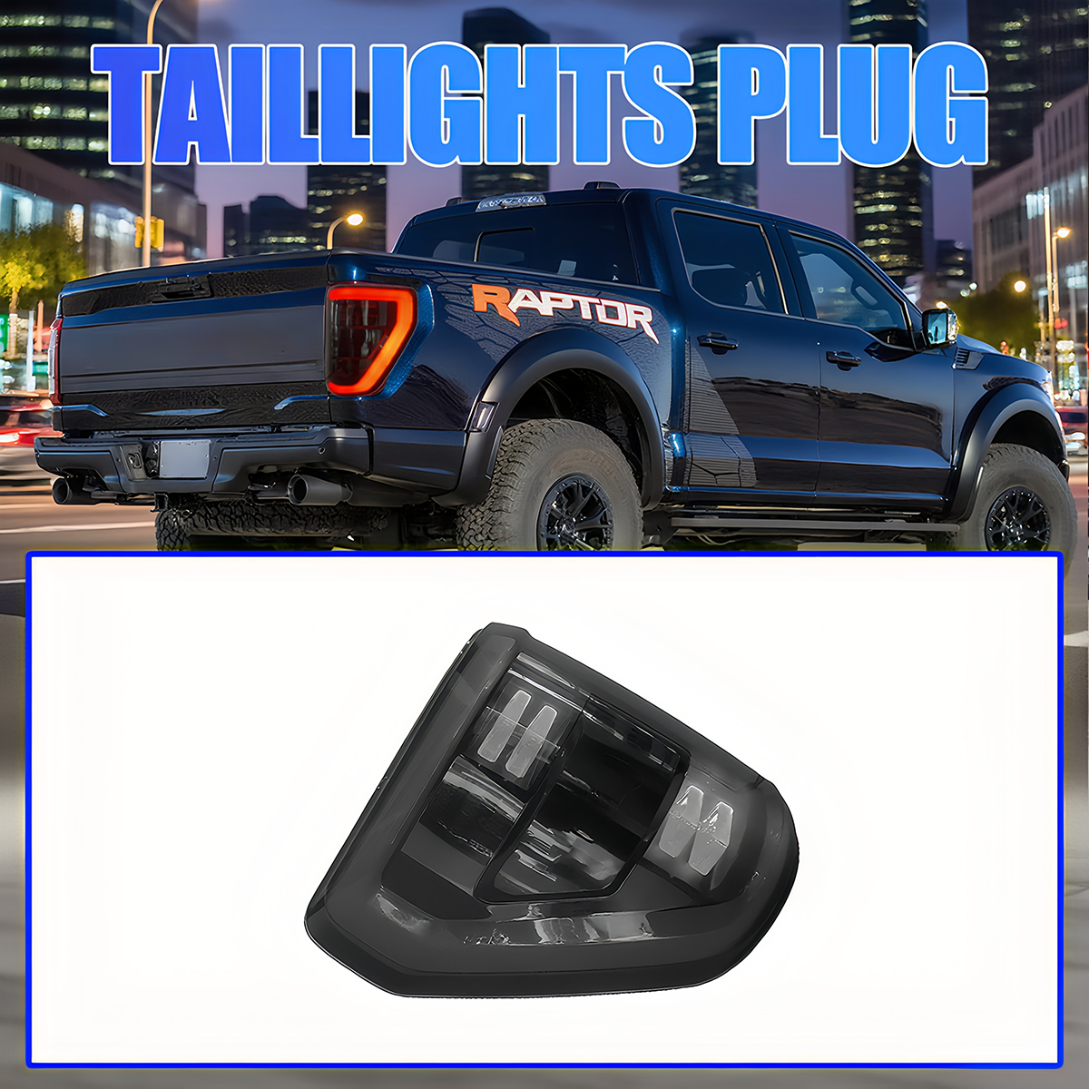 Ford F-150 2021-2025 Smoked Tail Lights - ClutchBlaze