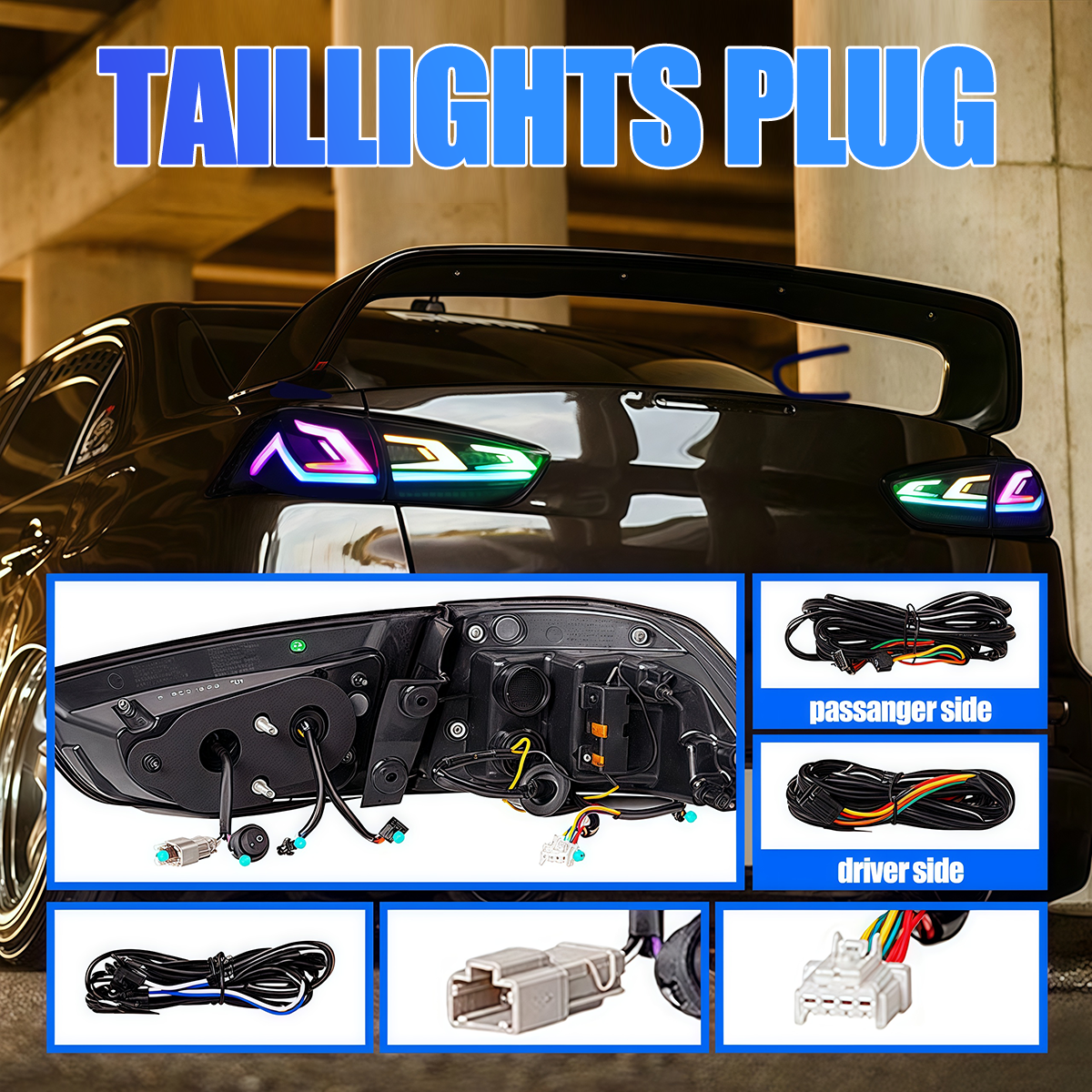Mitsubishi Lancer/EVO 2008-2020 Tail Lights - ClutchBlaze