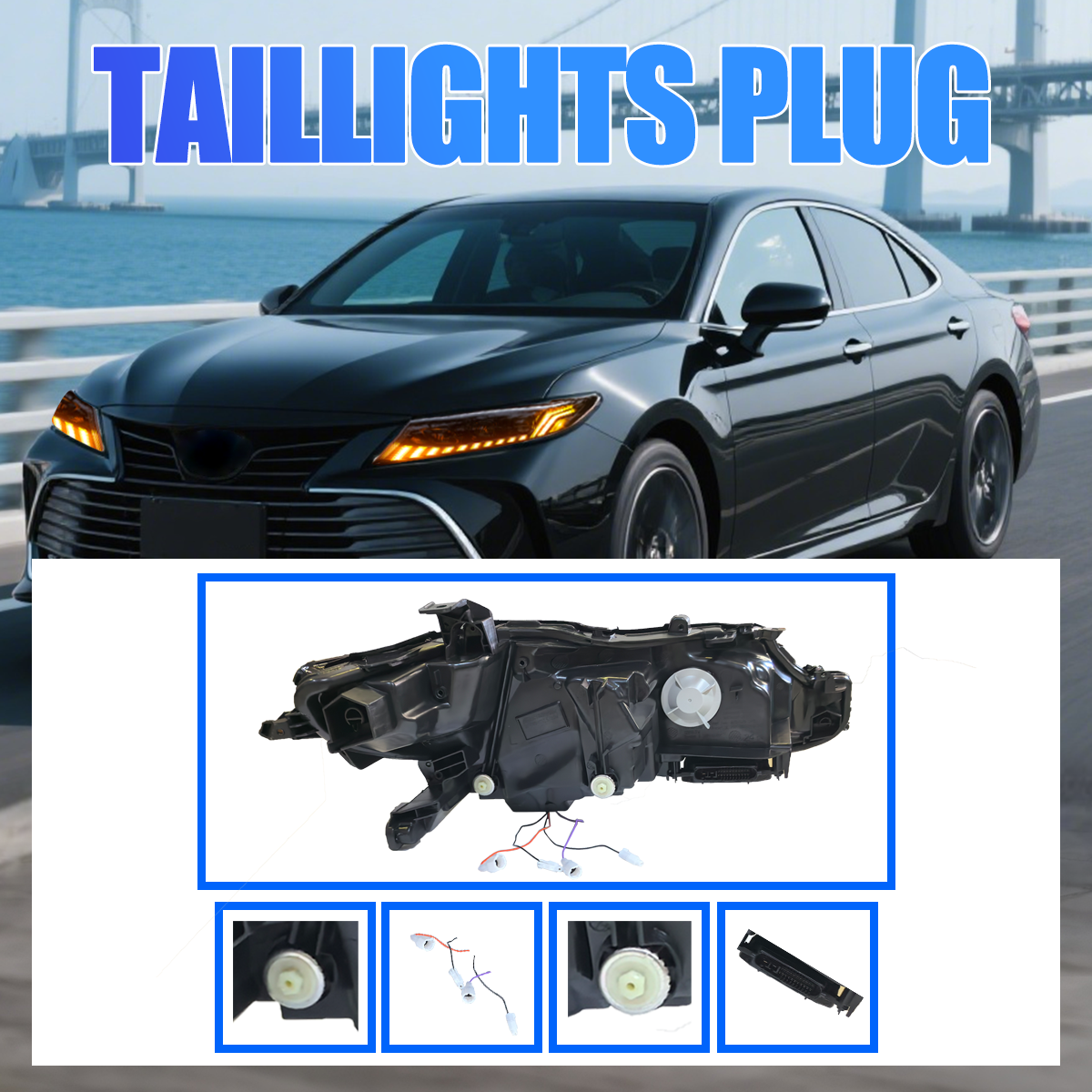 Toyota Camry 2018-2024 Headlights - ClutchBlaze