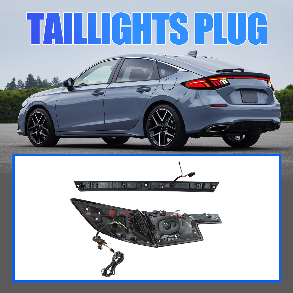 Honda Civic Hatchback 2022-2026 Tail Lights - ClutchBlaze