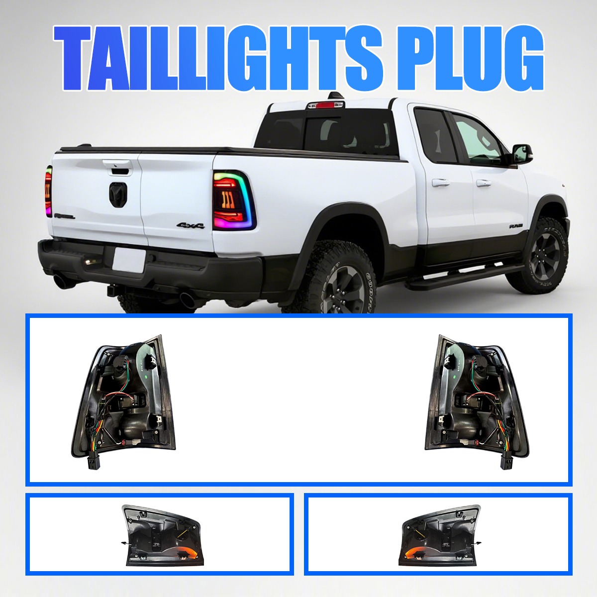 Ram 1500/2500/3500 2009-2018 Tail Lights - ClutchBlaze