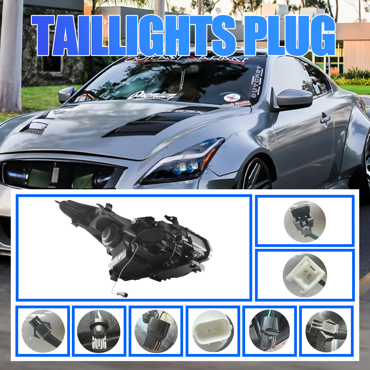 Infiniti G37 Coupe 2008-2015 Headlights - ClutchBlaze