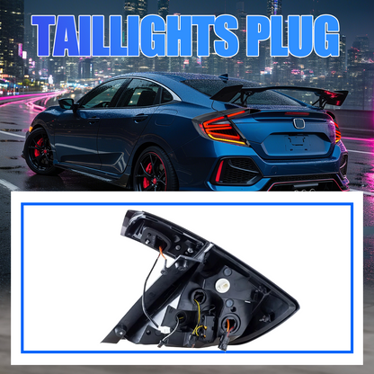 Honda Civic Hatchback 2016-2021 Tail Lights - ClutchBlaze