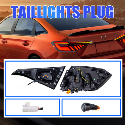 Honda Civic Sedan 2022-2026 Tail Lights - ClutchBlaze