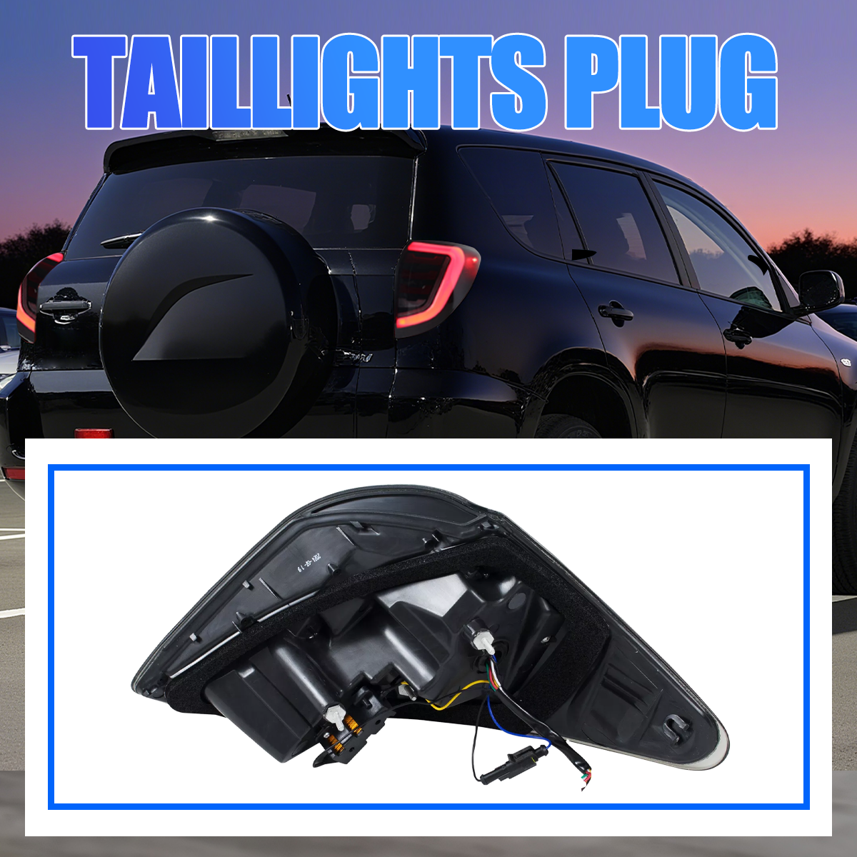 Toyota RAV4 2005-2012 Smoked Tail Lights - ClutchBlaze