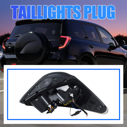 Toyota RAV4 2005-2012 Smoked Tail Lights - ClutchBlaze