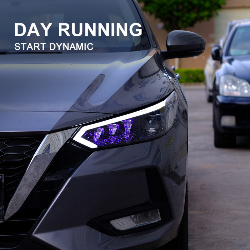 Nissan Sentra 2020-2025 Headlights with Rotating Lenses - ClutchBlaze