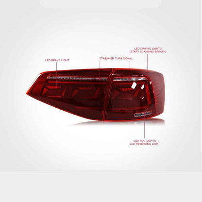 Volkswagen Jetta 2015-2018 Tail Lights - ClutchBlaze