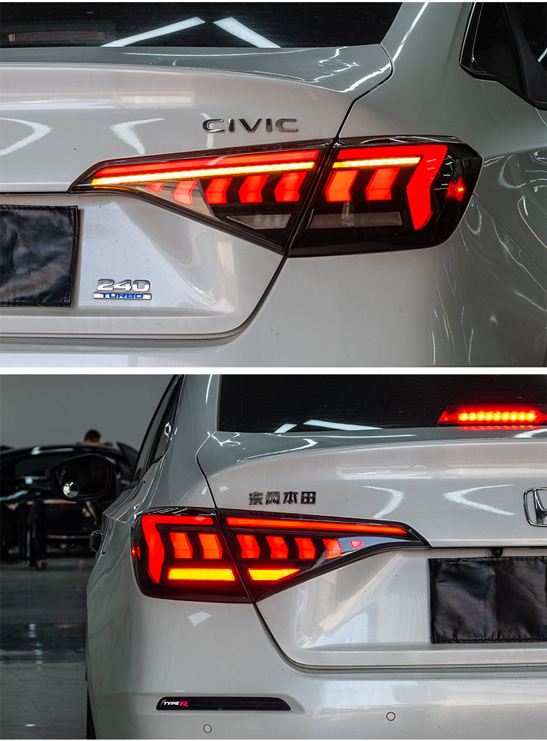 Honda Civic Sedan 2022-2026 Tail Lights - ClutchBlaze
