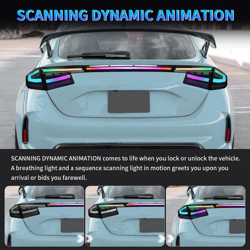 Honda Civic Hatchback 2022-2026 Tail Lights - ClutchBlaze