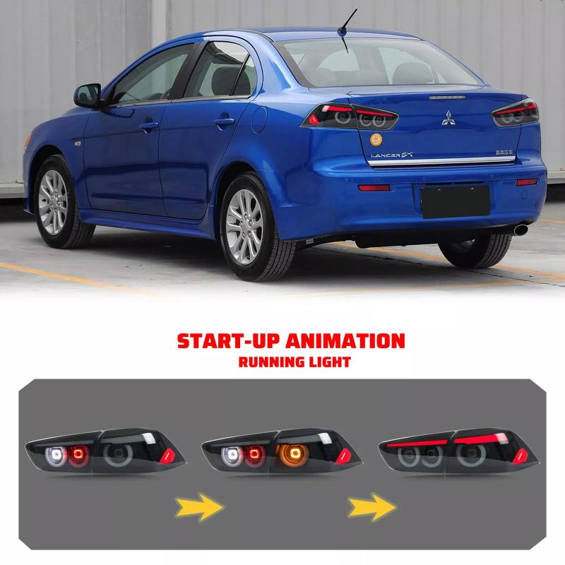 Mitsubishi Lancer 2008-2020 LED Tail Lights - ClutchBlaze