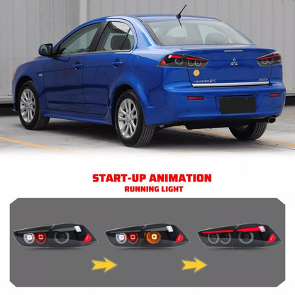 Mitsubishi Lancer 2008-2020 LED Tail Lights - ClutchBlaze