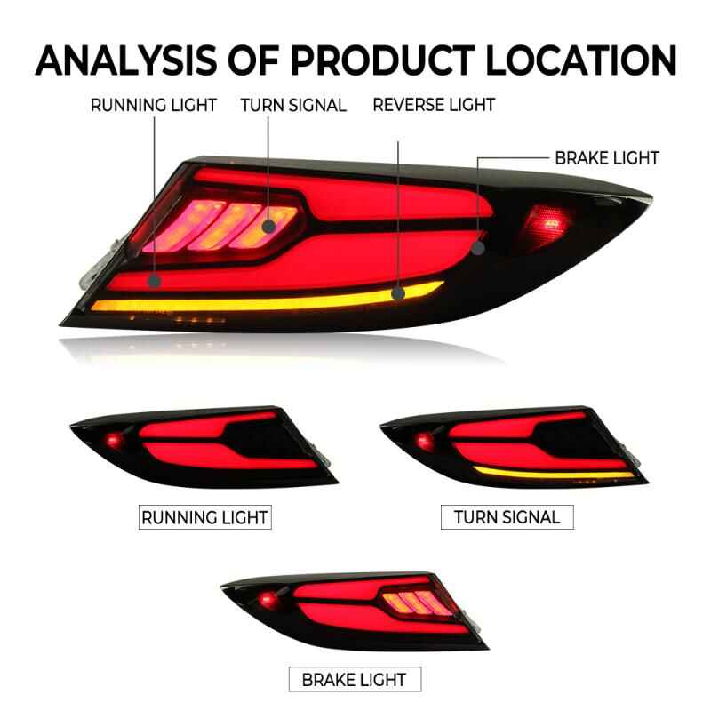 Subaru BRZ 2022-2026 Lobster Claw Tail Lights - ClutchBlaze