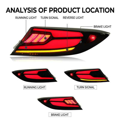Subaru BRZ 2022-2026 Lobster Claw Tail Lights - ClutchBlaze