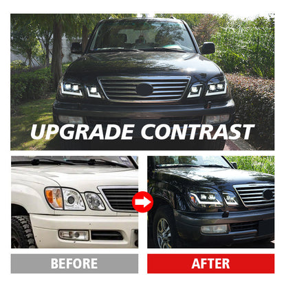 Lexus LX 2003-2007 Headlights - ClutchBlaze