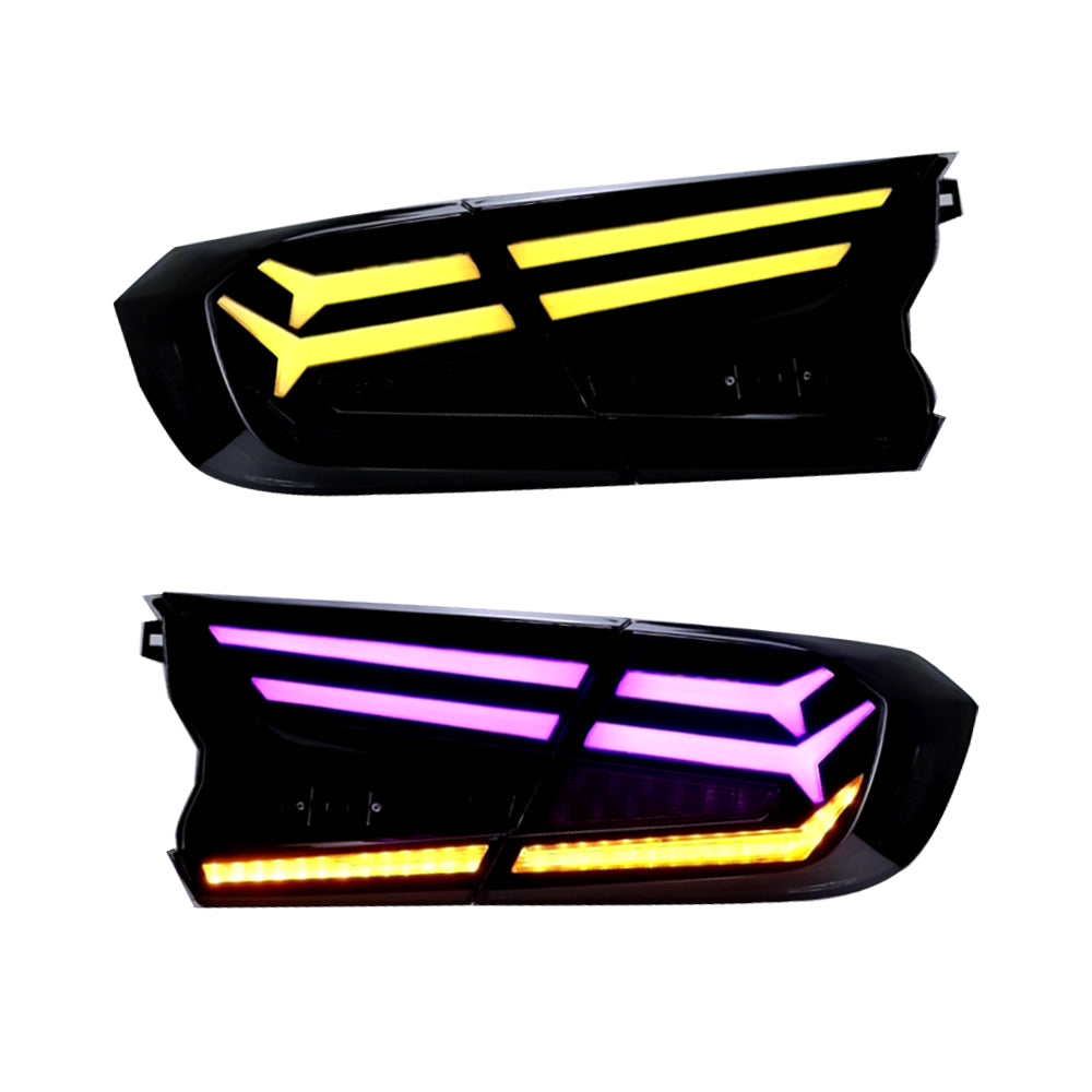 Honda Accord 2018-2022 Fishbone RGB Tail Lights - ClutchBlaze