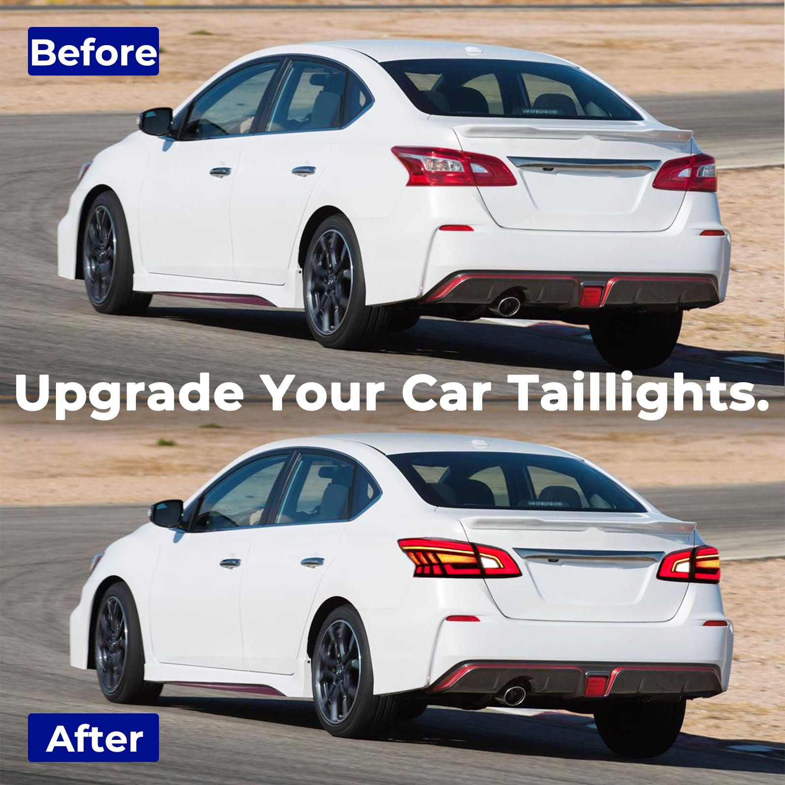 Nissan Sentra/Sylphy 2013-2019 Tail Lights - ClutchBlaze