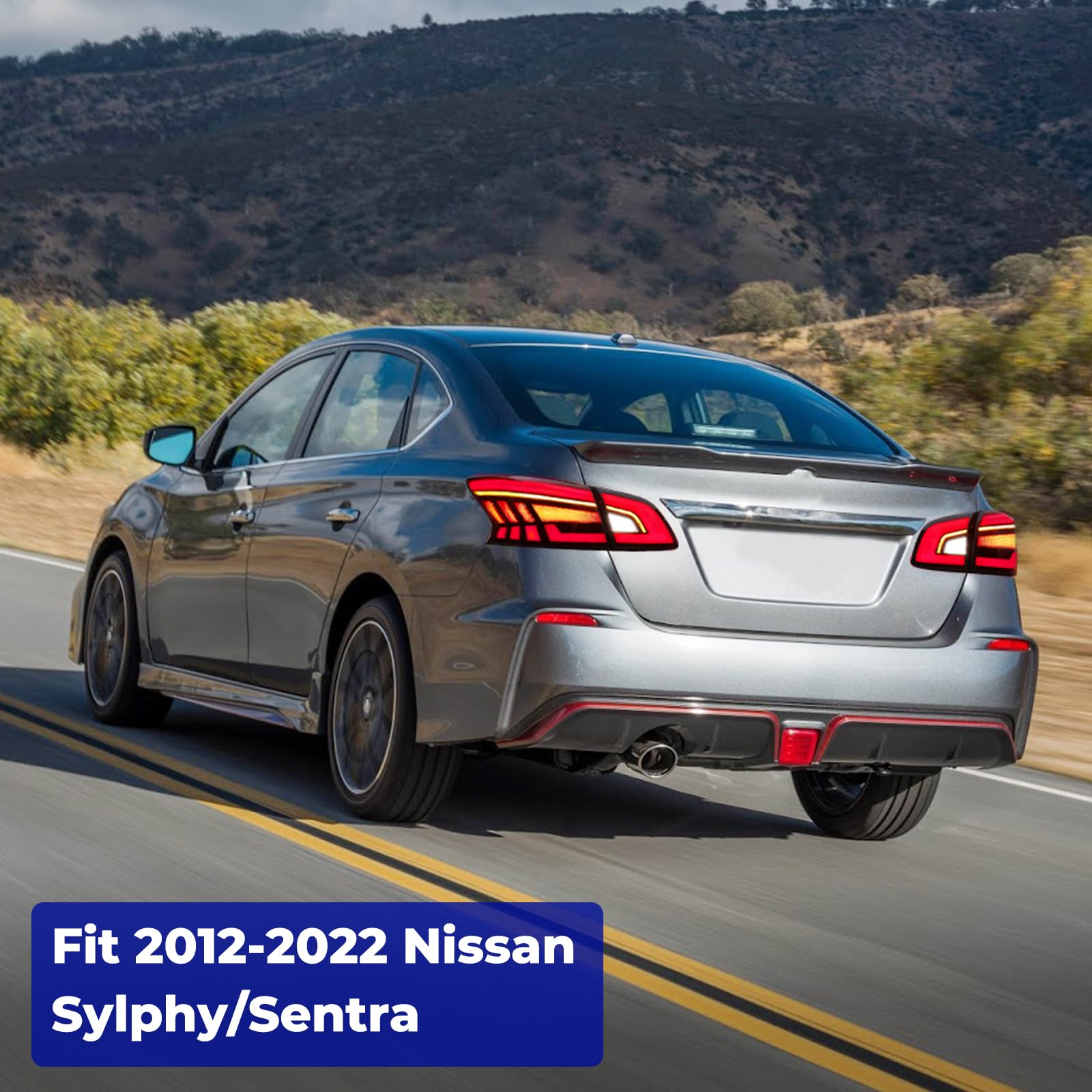 Nissan Sentra/Sylphy 2013-2019 Tail Lights - ClutchBlaze