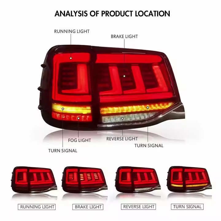 Toyota Land Cruiser 2016-2021 Tail Lights - ClutchBlaze