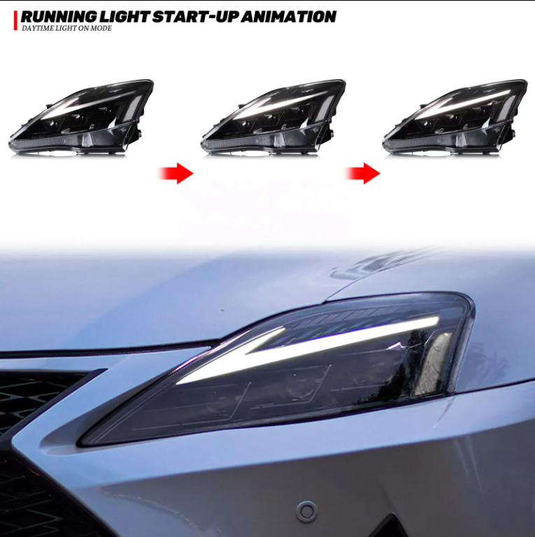 Lexus IS 2006-2012 RGB Headlights - ClutchBlaze