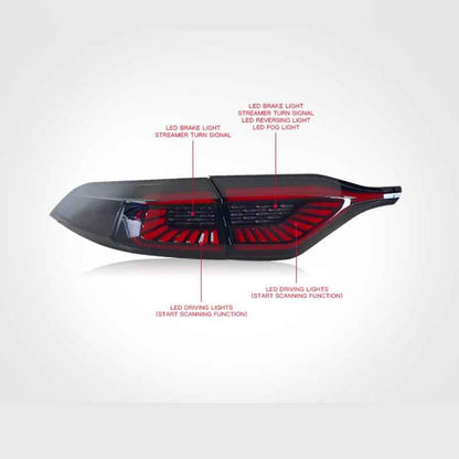 Toyota Corolla 2019-2024 Tail Lights - ClutchBlaze