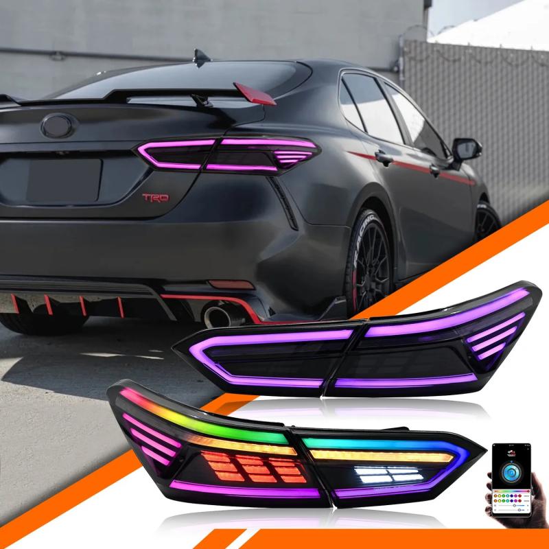 Toyota Camry 2018-2024 Rectilinear Tail lights - ClutchBlaze