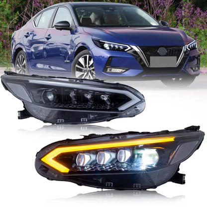 Nissan Sentra 2020-2025 Headlights with Rotating Lenses - ClutchBlaze