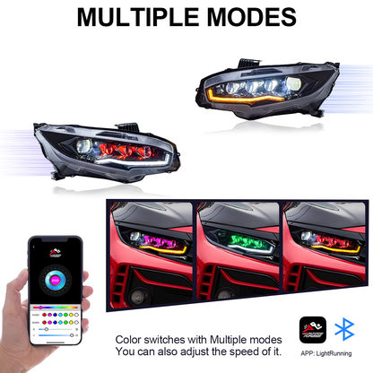 Honda Civic 2016-2021 Headlights - ClutchBlaze
