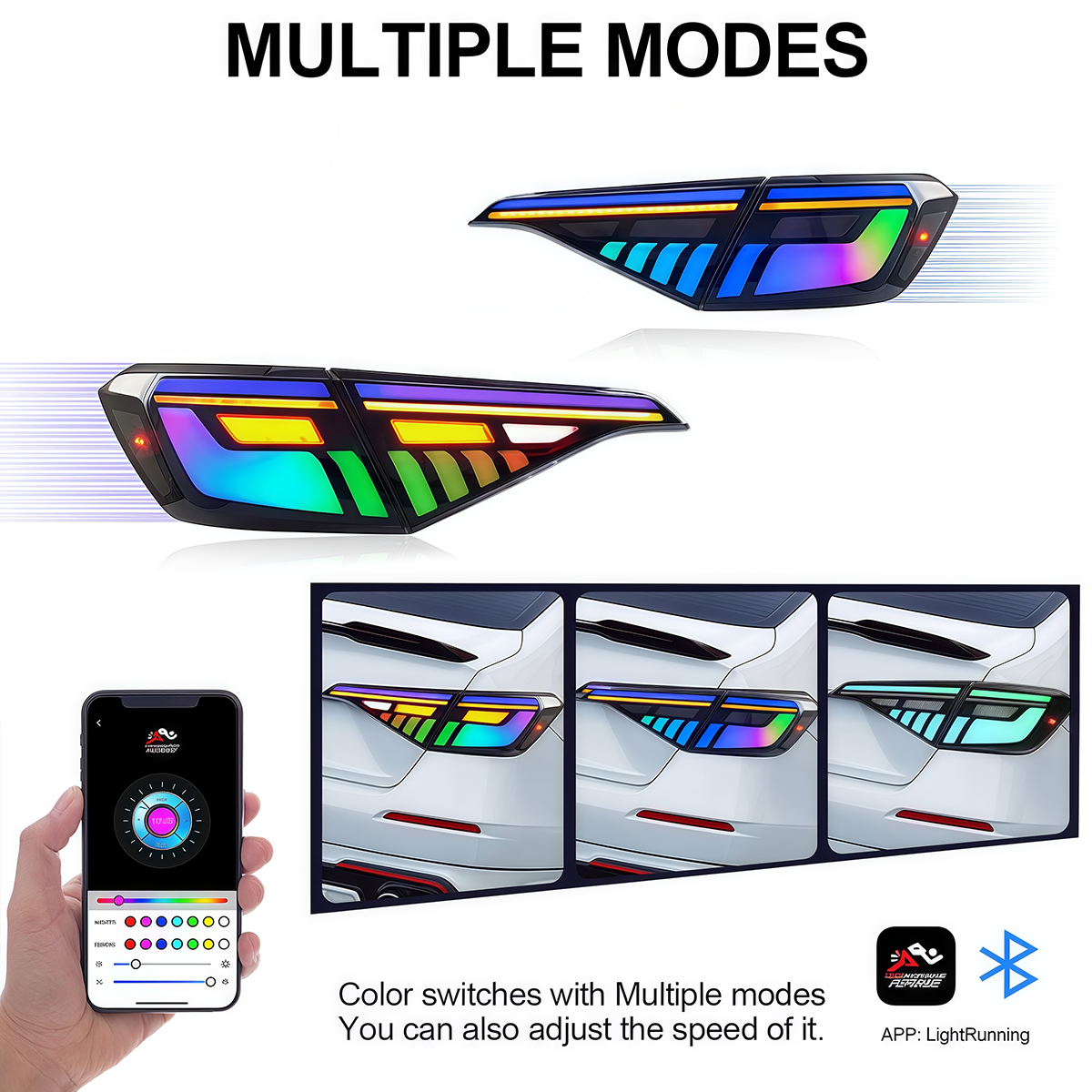 Honda Civic Sedan 2022-2026 RGB Tail Lights - ClutchBlaze