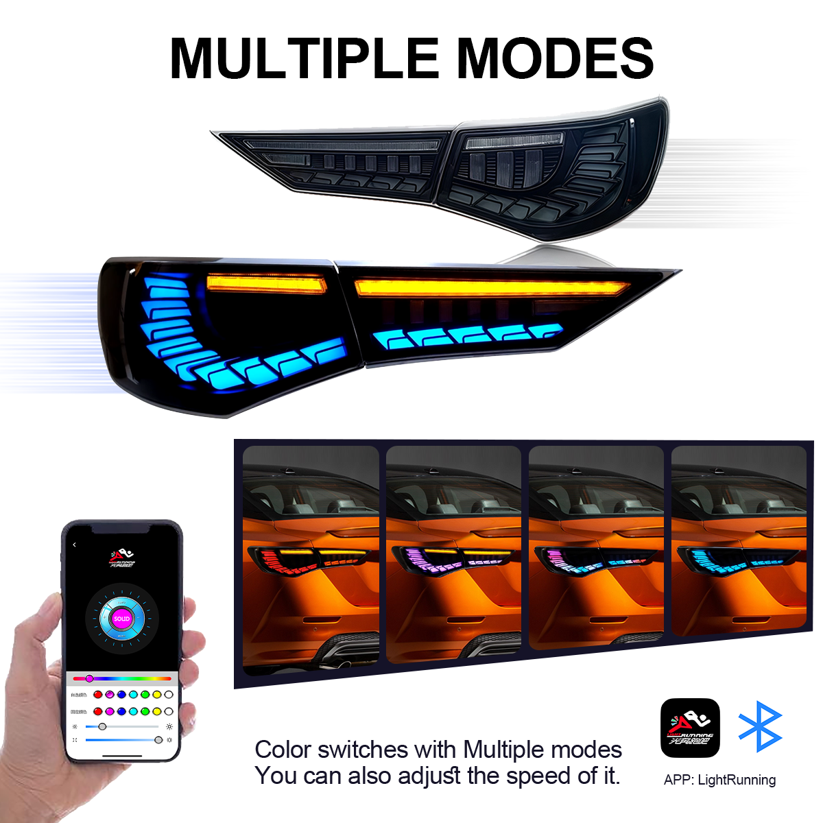 Nissan Sentra/Sylphy 2020-2025 Dragon Scales Tail Lights - ClutchBlaze