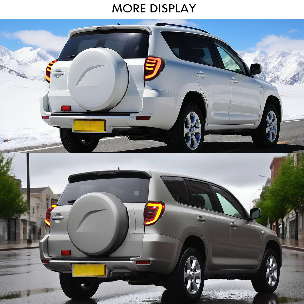 Toyota RAV4 2005-2012 Smoked Tail Lights - ClutchBlaze