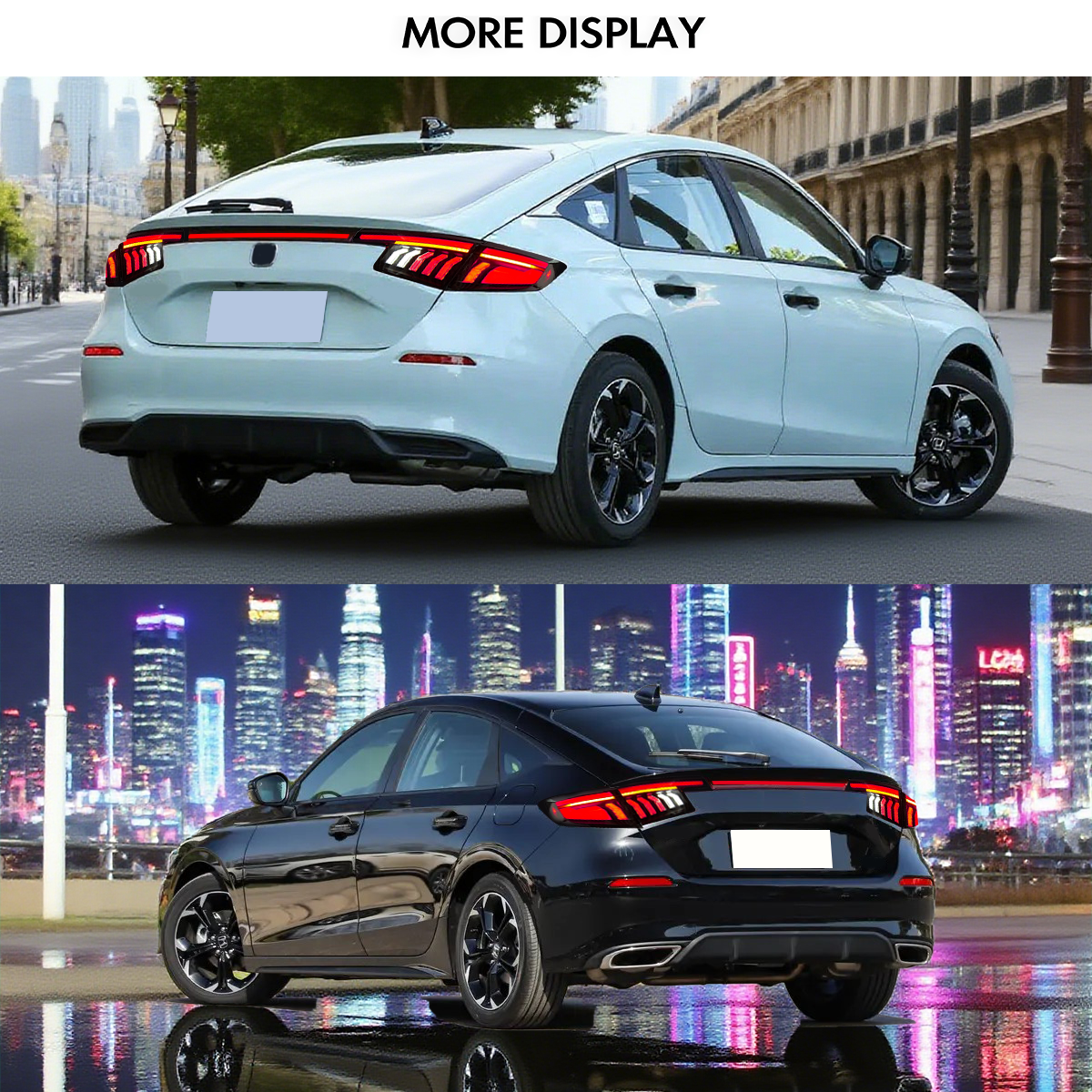 Honda Civic Hatchback 2022-2026 Tail Lights - ClutchBlaze